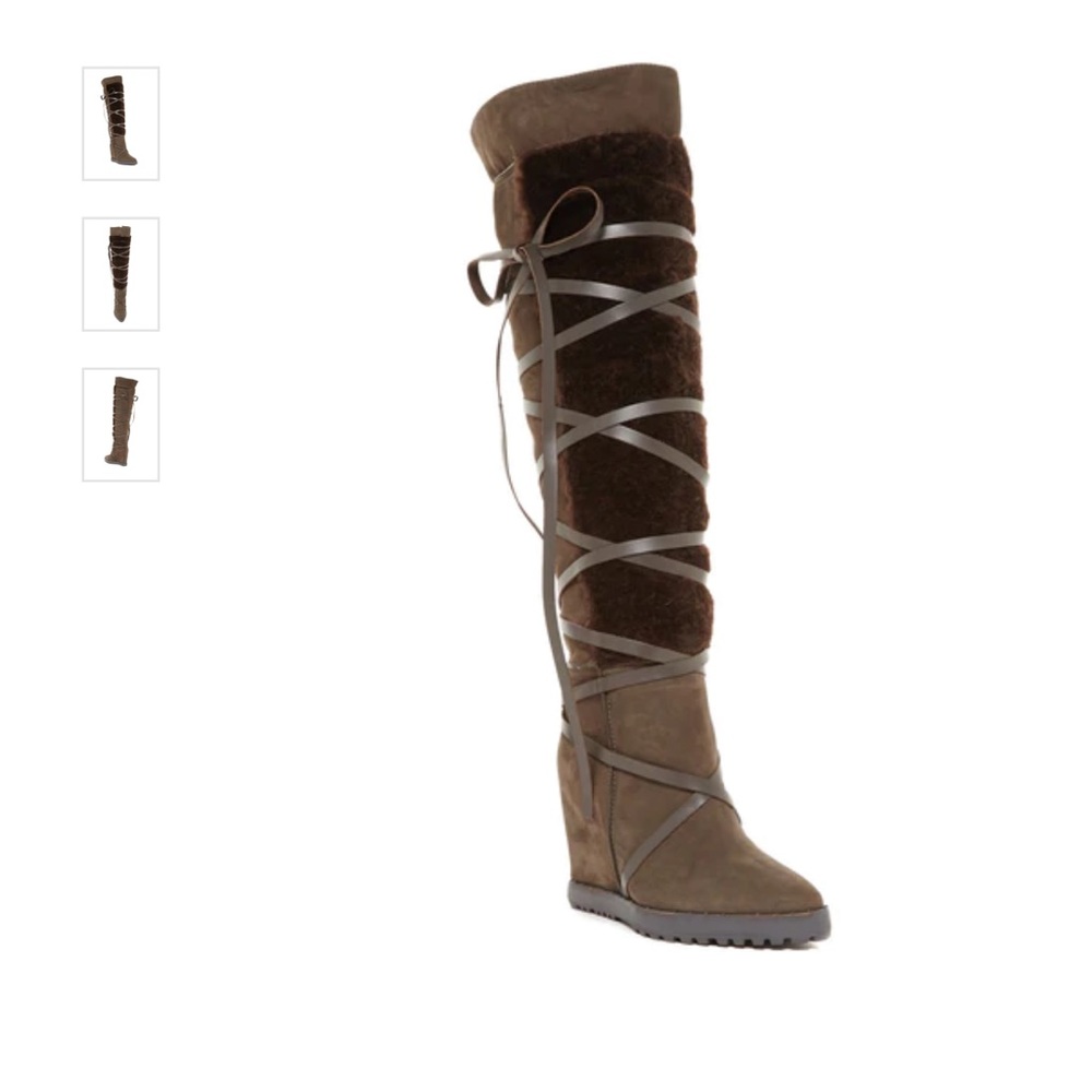 $990 NEW IVY KIRHZNER Women’s OTK Boots Size 8 US